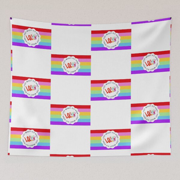 Item preview, ITZY MIDZY FLY HIGH colourblock logo designed and sold by G R I Z I D O R E.