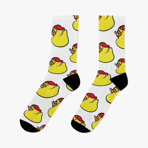 Item preview, Cute rubber duck wearing a backwards baseball cap designed and sold by Captain-Jackson.