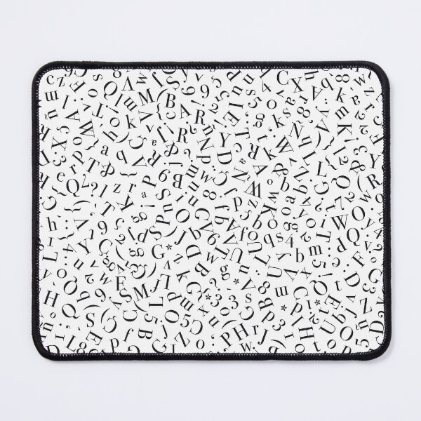 Item preview, Bodoni typography black and white pattern  designed and sold by pattypattern.
