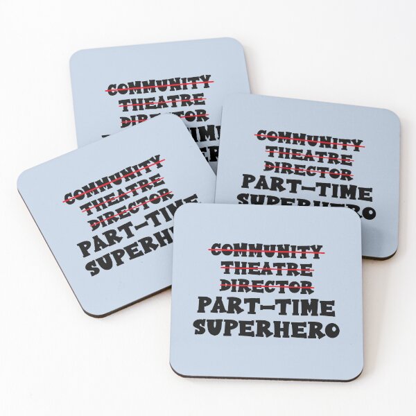 Item preview, Community Theater Director or Superhero designed and sold by Theatre Thoughts.