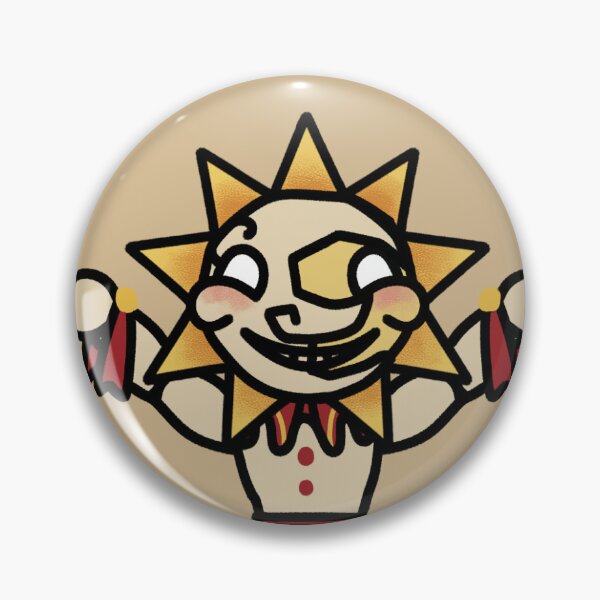Item preview, FNAF Security Breach Chibi Stickers - Sun designed and sold by emptymasksart.
