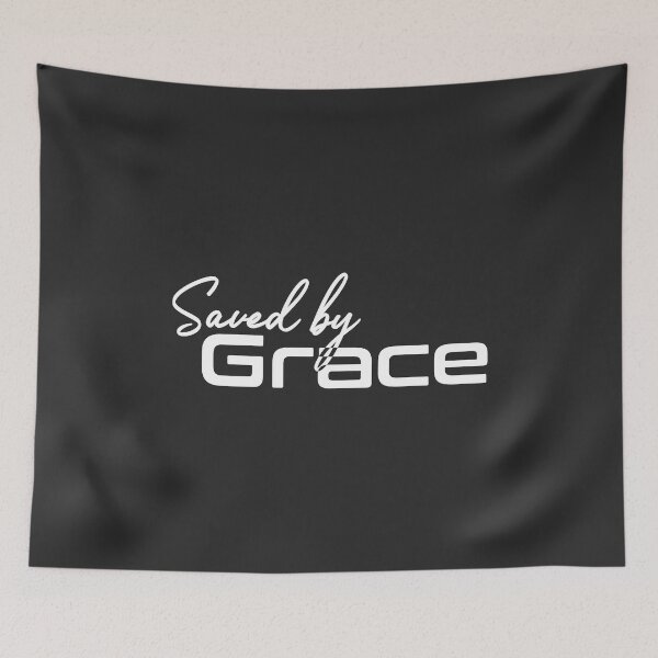 Item preview, Christian Design - Saved by Grace Minimal Graphic designed and sold by simplydesignart.