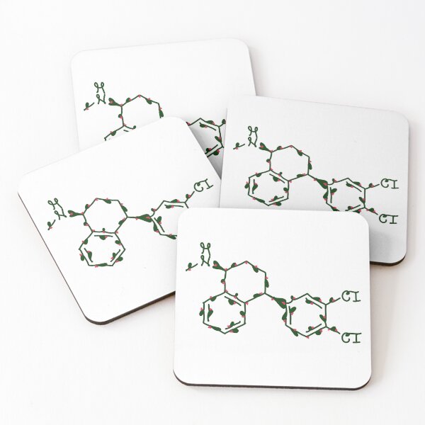 Item preview, Zoloft Floral Chemical Structure designed and sold by alexamarie8.