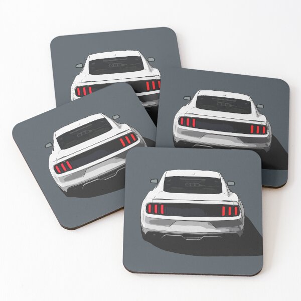 Item preview, Rear of White American Muscle Car S550 designed and sold by ApexFibers.