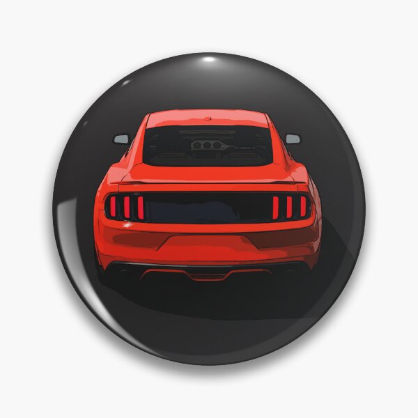 Item preview, Rear of Red American Muscle Car S550 designed and sold by ApexFibers.