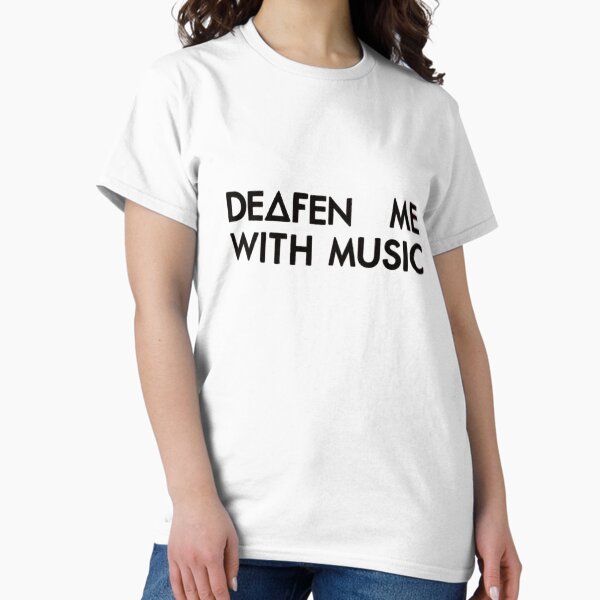 Item preview, Deafen me with music (black) designed and sold by nynkuhhz.