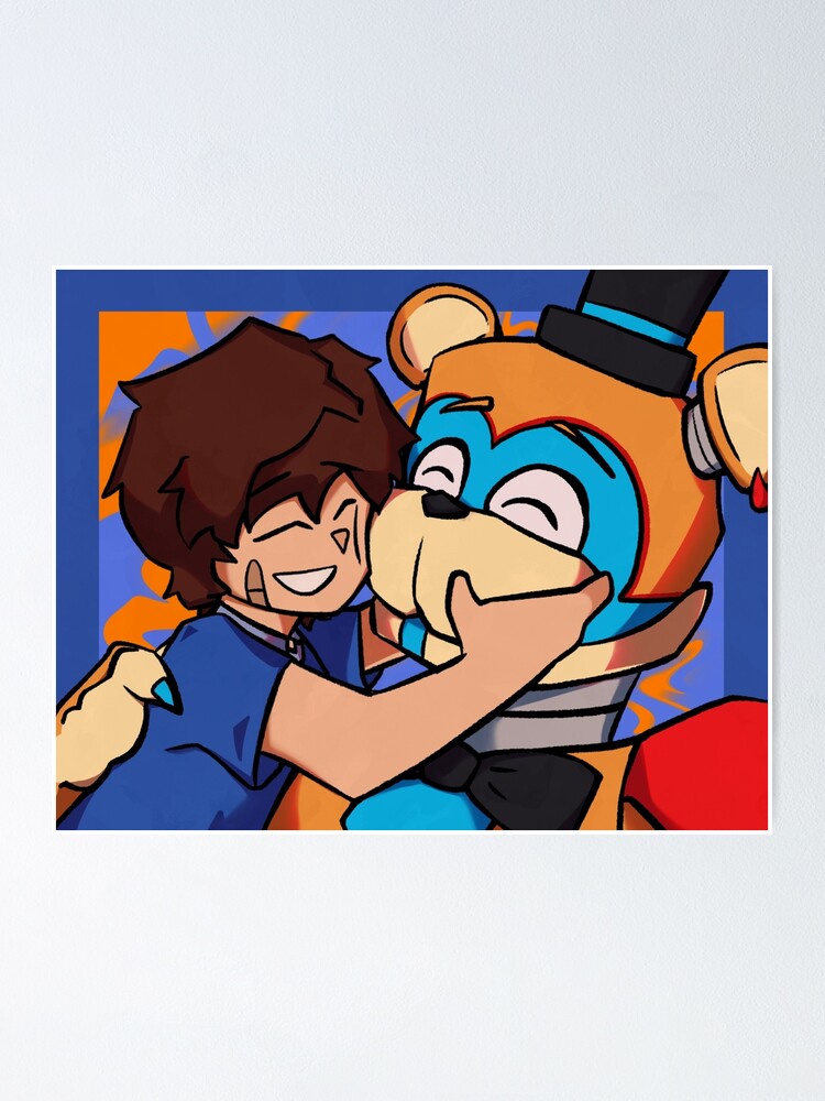 Glamrock Freddy and Gregory fnaf security breach | Greeting Card