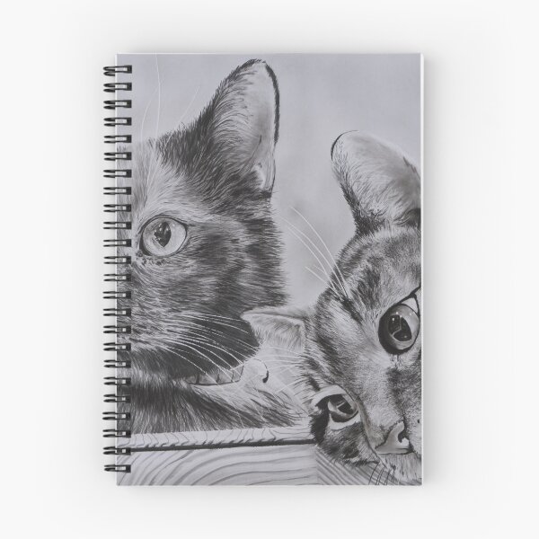 Item preview, "Sandy and Tiger" - Cat portraits designed and sold by RmvPortraitsArt.