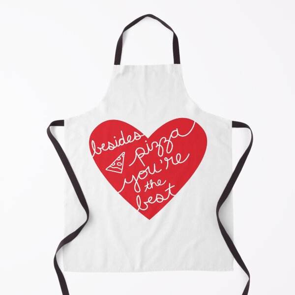 Item preview, Besides Pizza You're The Best (red heart) designed and sold by Design Minds Boutique.