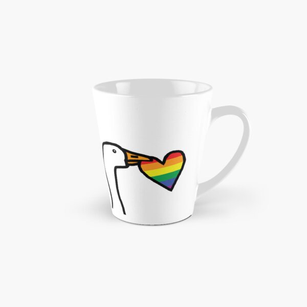 Item preview, Portrait of Gaming Goose Stealing Pride Heart on Valentines Day  designed and sold by ellenhenry.