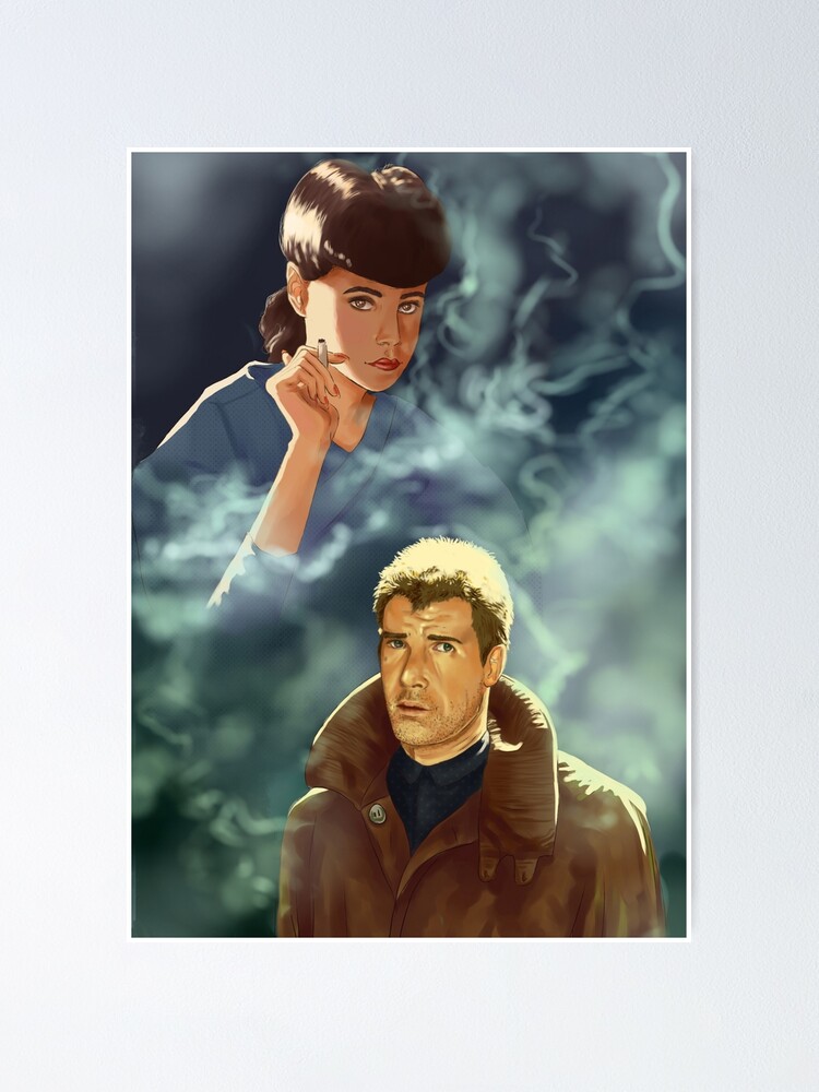 Blade Runner Deckard shops Rachael Movie Poster Screen Print 36x12 Mondo IMPERFECT