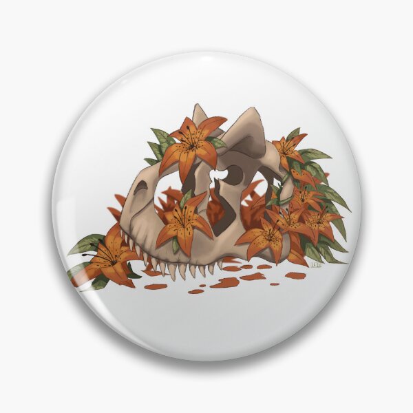 Item preview, Tiger Lily Skull designed and sold by laurenvict.