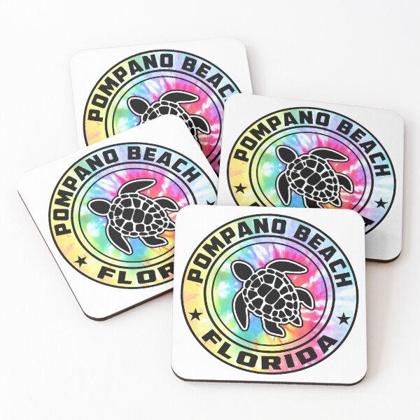 Item preview, Pompano Beach Beach Florida Sea Turtle FL designed and sold by DESTINATIONS DECAL.
