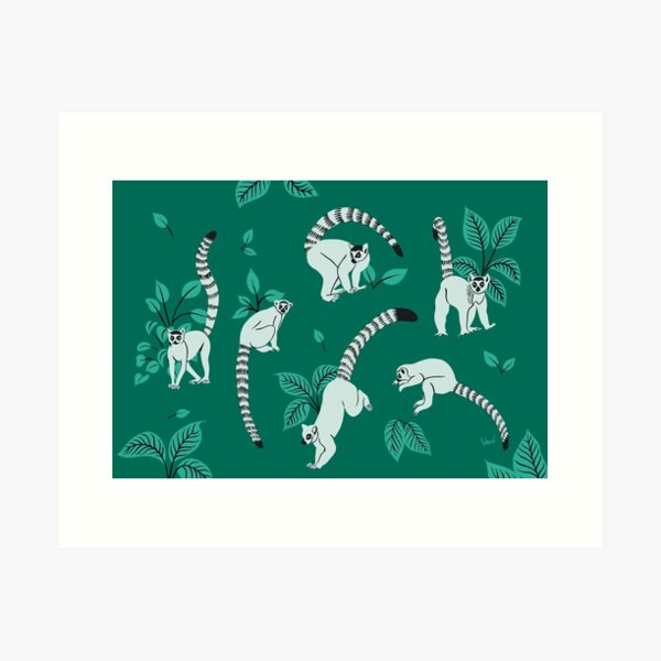 Lemurs Art Print