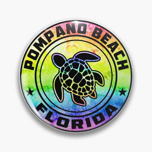 Item preview, Pompano Beach Beach Florida Sea Turtle FL designed and sold by DESTINATIONS DECAL.