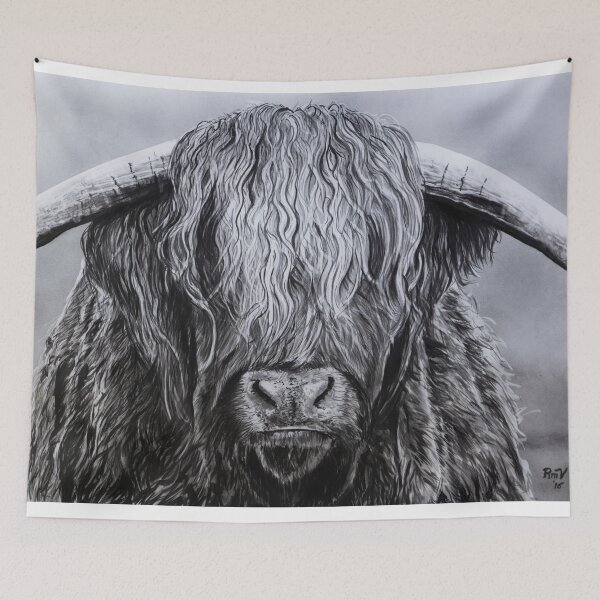 Item preview, "Highland Cow" designed and sold by RmvPortraitsArt.