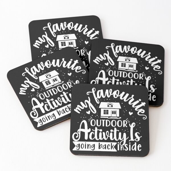 Item preview, My favorite outdoor activity is going back inside  designed and sold by pnkpopcorn.