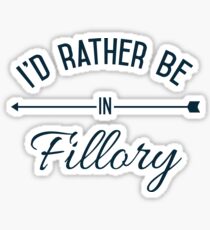 I'd Rather Be In Fillory Sticker