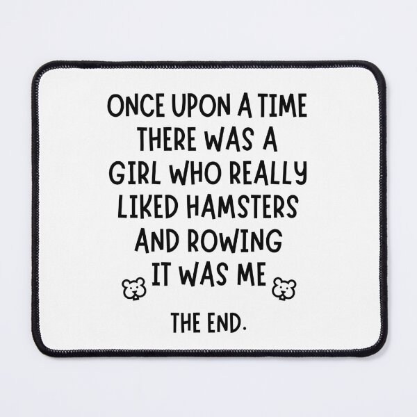 Item preview, A girl who really liked hamsters & rowing designed and sold by TheGreenGoat.