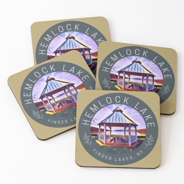 Item preview, Hemlock Lake in the Finger Lakes designed and sold by Finger Lakes Explorers.