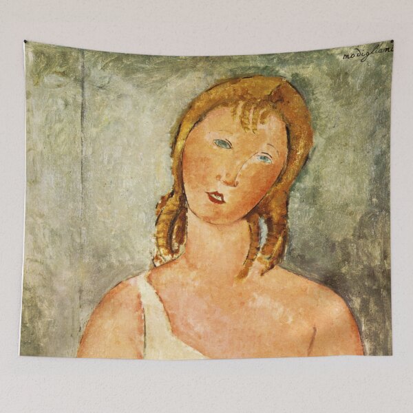 Item preview, 1918 Jeune femme rousse en chemise, assise sur un divan Paris Collection Particulière designed and sold by J573n.