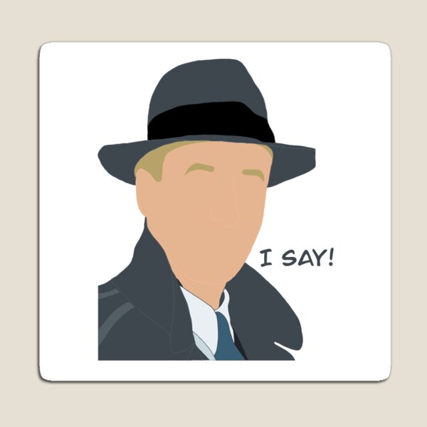 Item preview, Arthur Hastings "I say" designed and sold by elle-pickle.