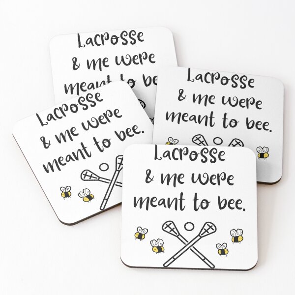 Item preview, Lacrosse & me were meant to bee. designed and sold by TheGreenGoat.