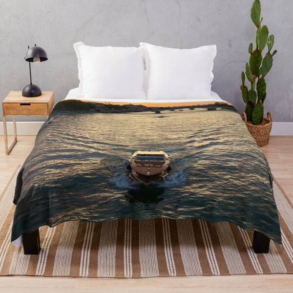 Item preview, Boat navigating the Seine river at sunset designed and sold by Travel Planet.