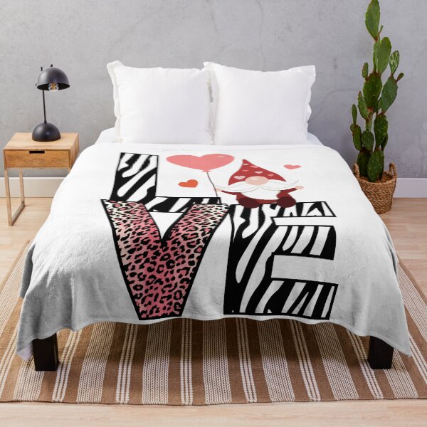 Item preview, Valentine Gnome | Animal Print | Love designed and sold by The Long's Way Home.