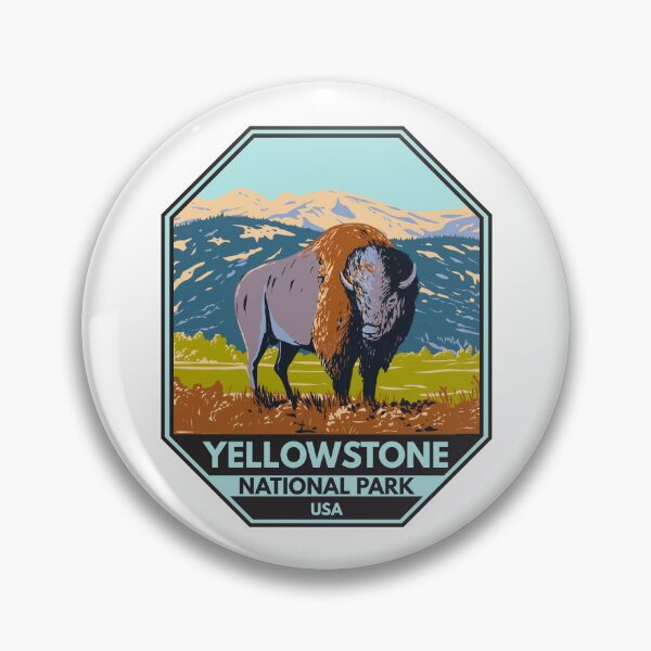 Item preview, Yellowstone National Park North American Bison designed and sold by KrisSidDesigns.
