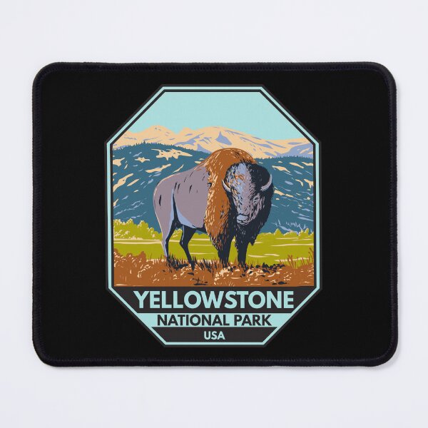 Item preview, Yellowstone National Park North American Bison designed and sold by KrisSidDesigns.