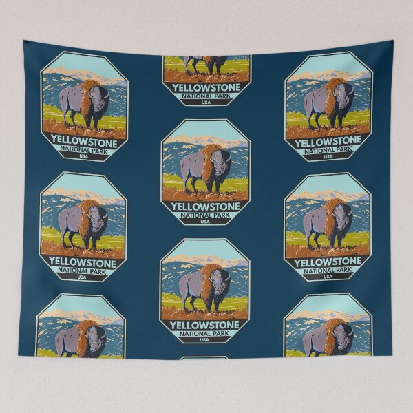 Item preview, Yellowstone National Park North American Bison designed and sold by KrisSidDesigns.