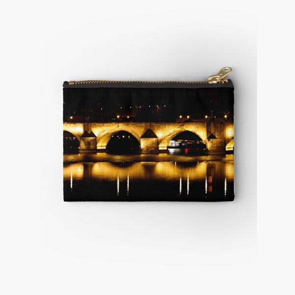 Item preview, Charles bridge in Prague at night with the light reflection in the Vltava river designed and sold by Michaelerch.