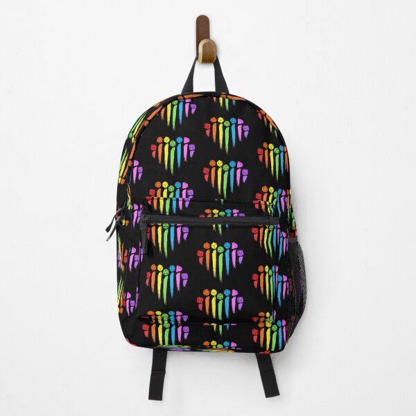 Item preview, Rainbow Dungeons & Dragons Heart LGBTQ designed and sold by sunburstrpg.