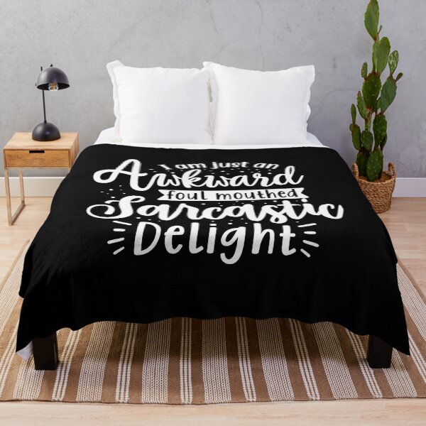 Item preview, I am just an awkward foul mouthed sarcastic delight  designed and sold by pnkpopcorn.