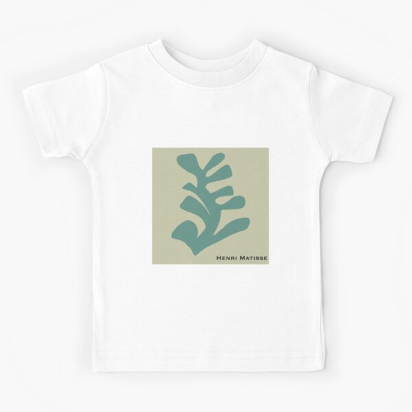 Henri matisse Leaf Cutout - Papier Découpés - green orange Art Print" Kids T-Shirt for by Redbubble