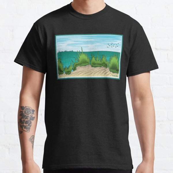 Nice Day Indiana Dunes Poster Classic T-Shirt