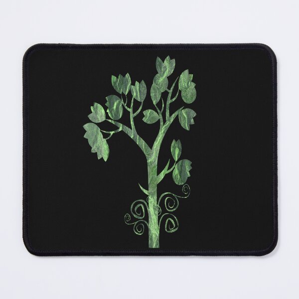 Item preview, Green nature leaf design on black background designed and sold by Areashor.