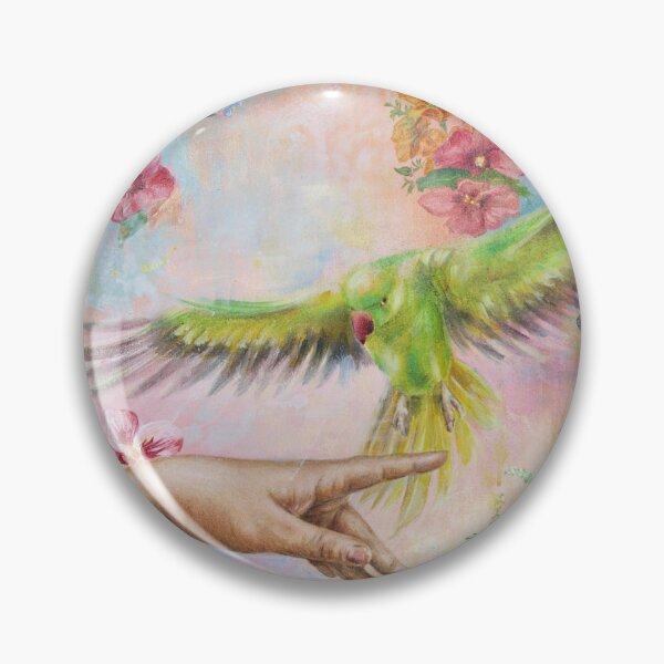 Item preview, Tulsi Devi with parrot designed and sold by StudioADM.