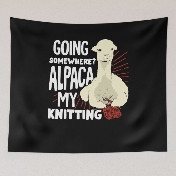 Item preview, Funny Knitting Lover Alpaca Knitter Gift  designed and sold by Marcid95.