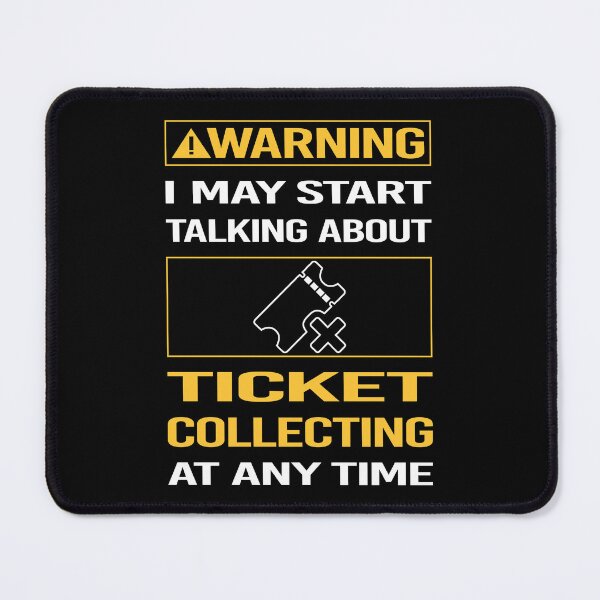 Item preview, Funny Warning Ticket Collecting Tickets designed and sold by FulviaContreras.