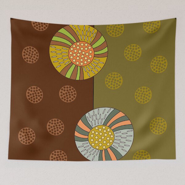 Item preview, Ethnic abstract decorative circles designed and sold by SpringForever.