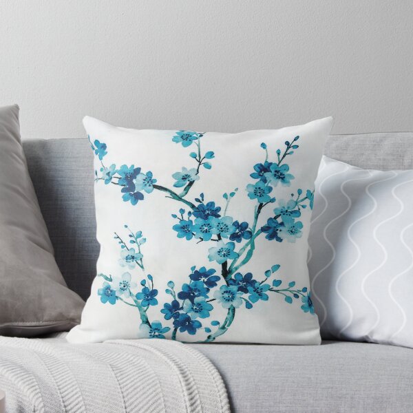 Artikelvorschau, blaues Blumenmuster entworfen und verkauft von Sayed1897.