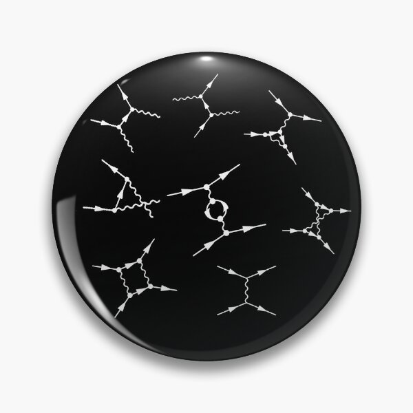 Item preview, Feynman diagrams, a pattern made of many feynman diagrams designed and sold by NoetherSym.