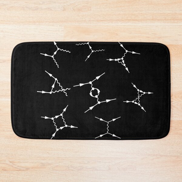 Item preview, Feynman diagrams, a pattern made of many feynman diagrams designed and sold by NoetherSym.