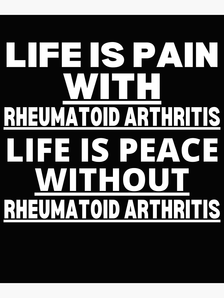 I'm Fine Rheumatoid Arthritis Warrior Support Rheumatoid Arthritis  Awareness Gifts Greeting Card for Sale by rechardtee