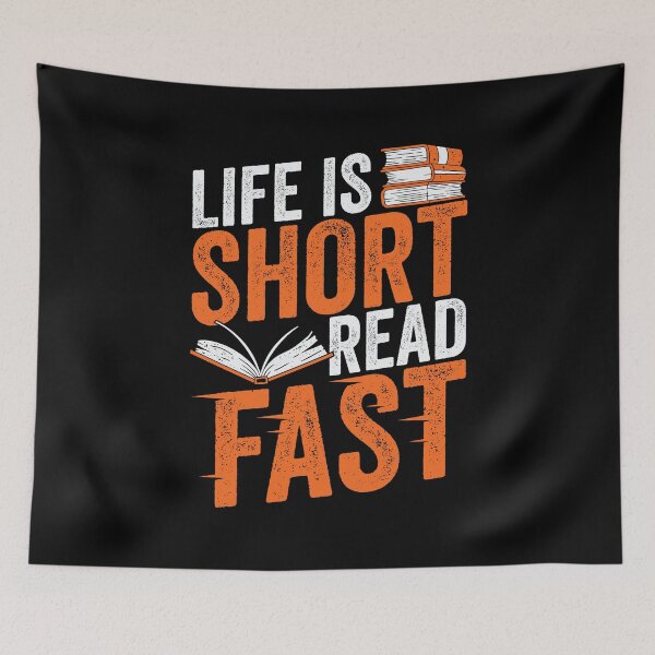 Item preview, Life Is Short Read Fast Reading Lover Gift designed and sold by Marcid95.