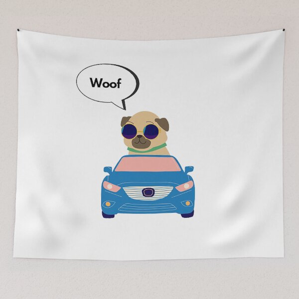 Item preview, perro conduciendo un coche designed and sold by DylanStore.