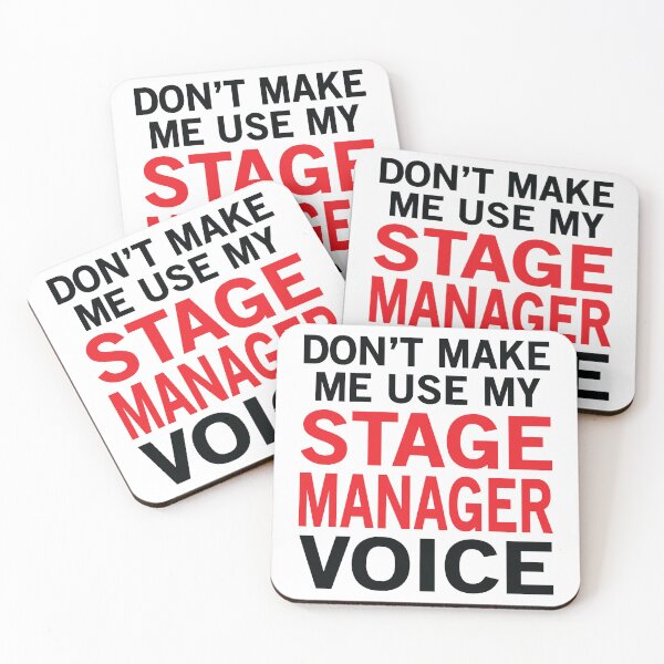 Item preview, Stage Manager Voice Funny Theatre Sayings designed and sold by woodesigner.
