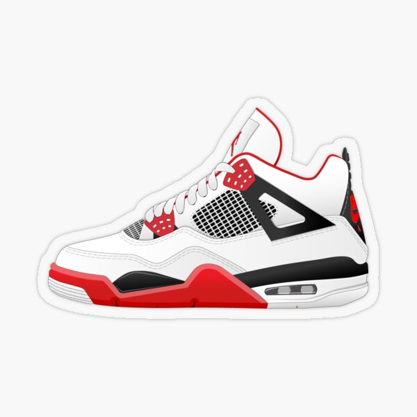 Item preview, Jordan 4 X Fire Red Shoe Design designed and sold by N-square.